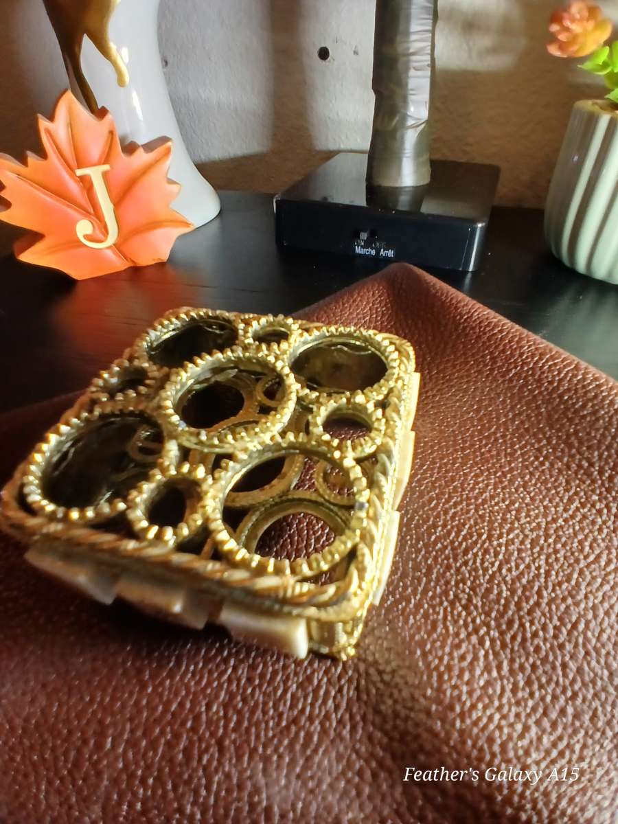 Vintage Florenza Lipstick Holder with Hand painted Tiles