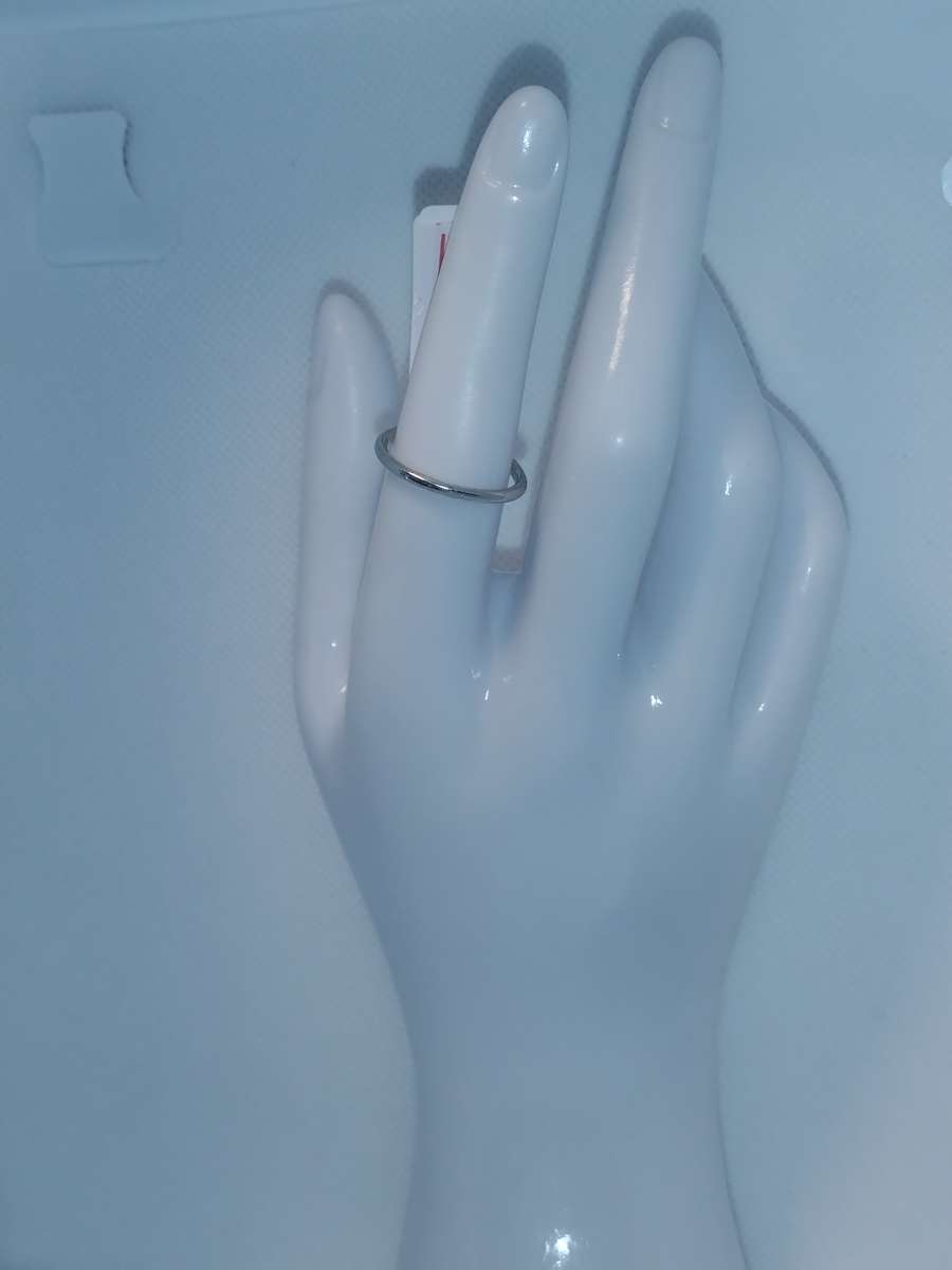 Simple Silver Band Ring GA