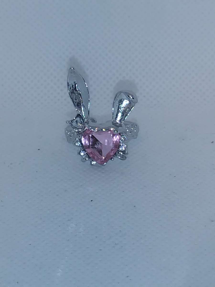 Love Bunny Silver Ring