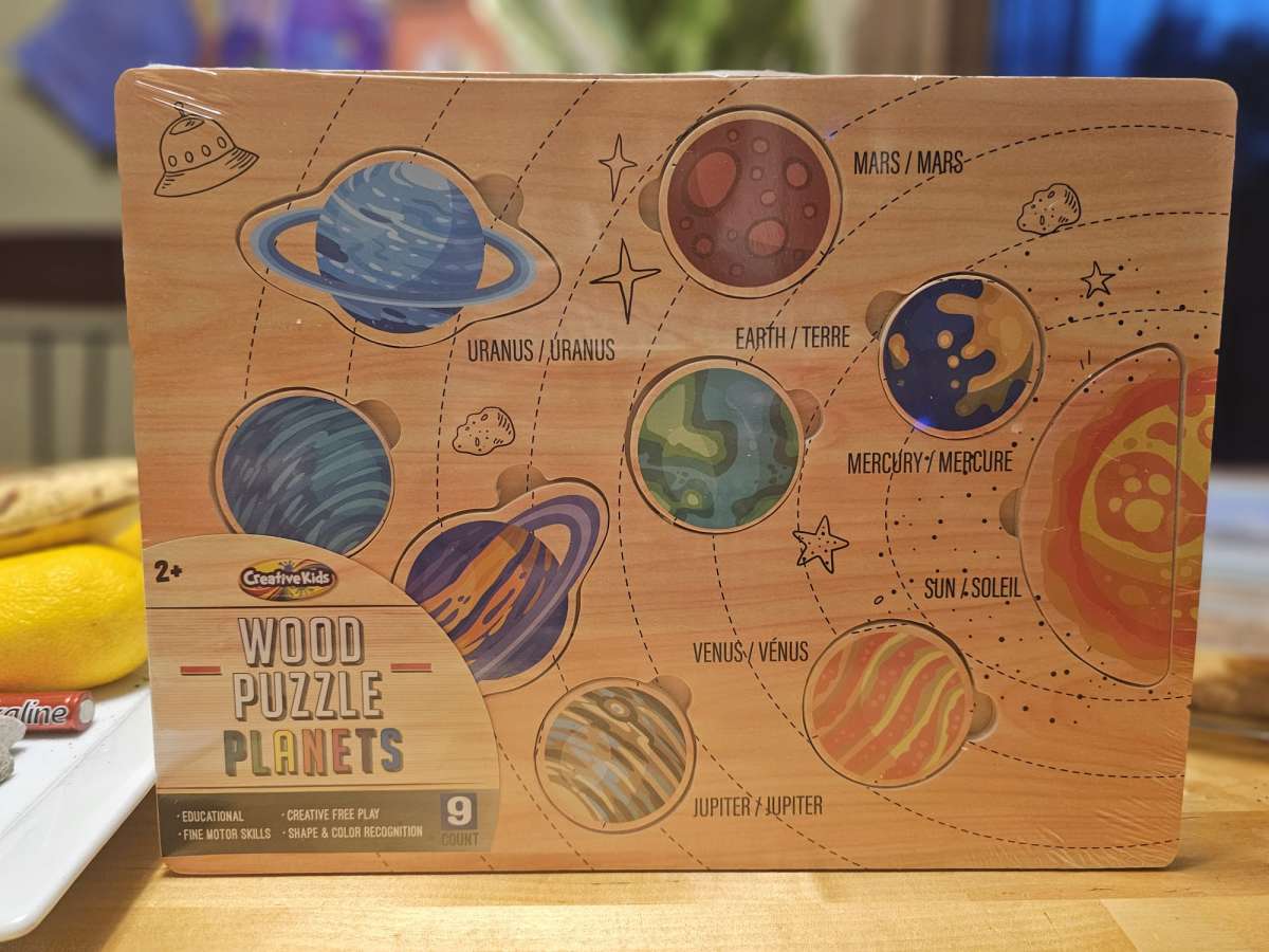 2 wood puzzles for 13