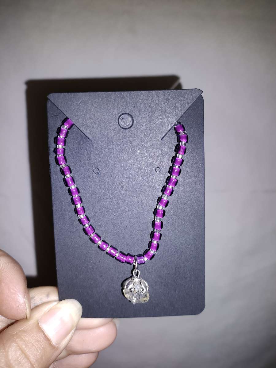 glass bead stretch bracelet