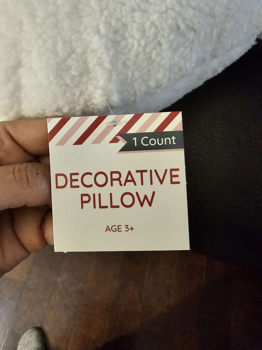 Target bullseyes playground christmas reindeer pillow 14H