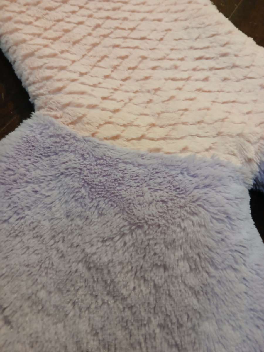 Authentic Kids murmaid pink and purple blanket tail