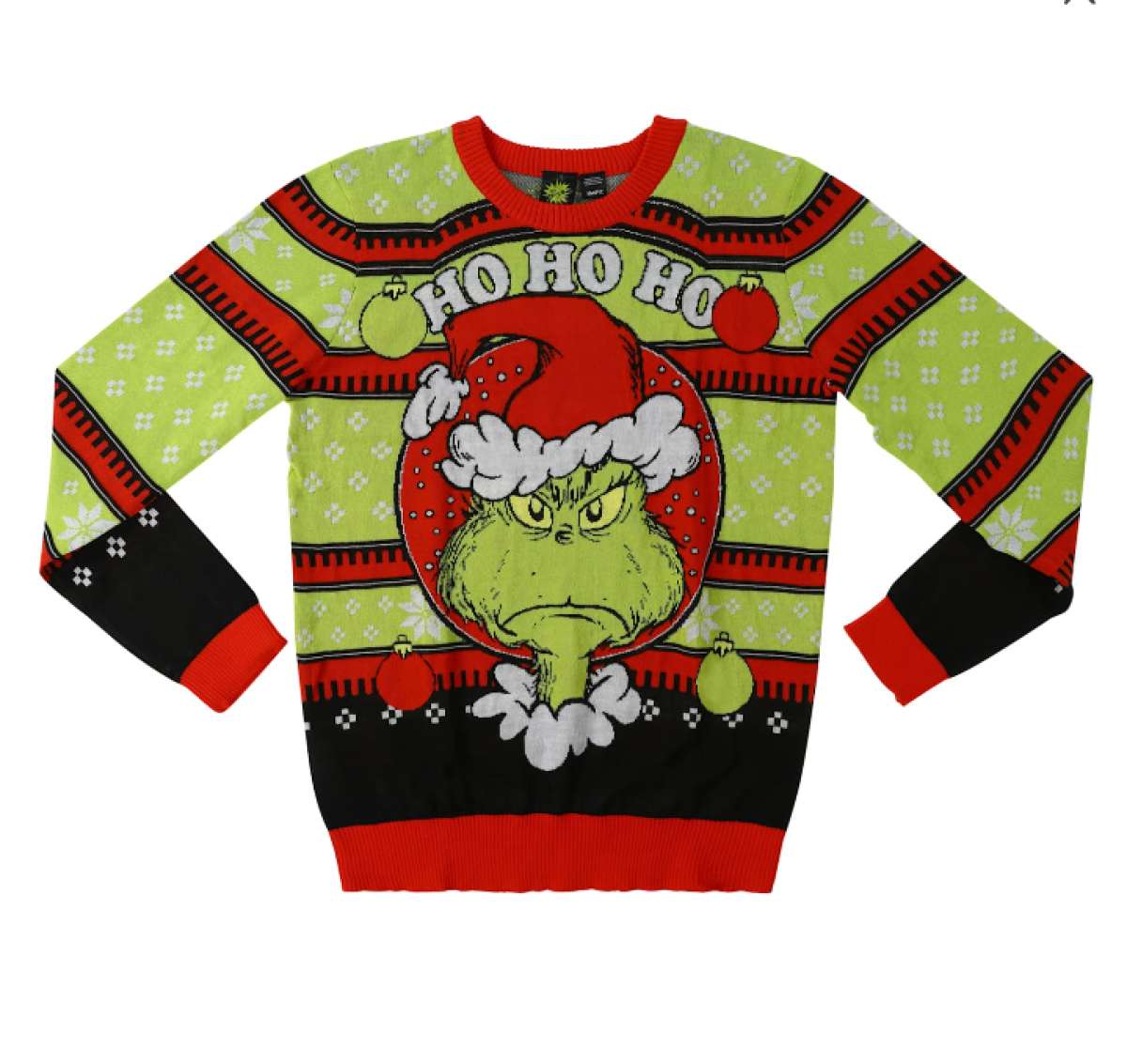 Grinch Christmas Sweater green