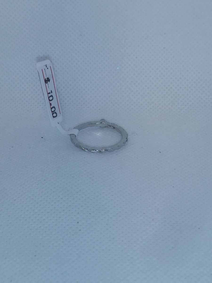 Black Stone Retro Geometric Ring