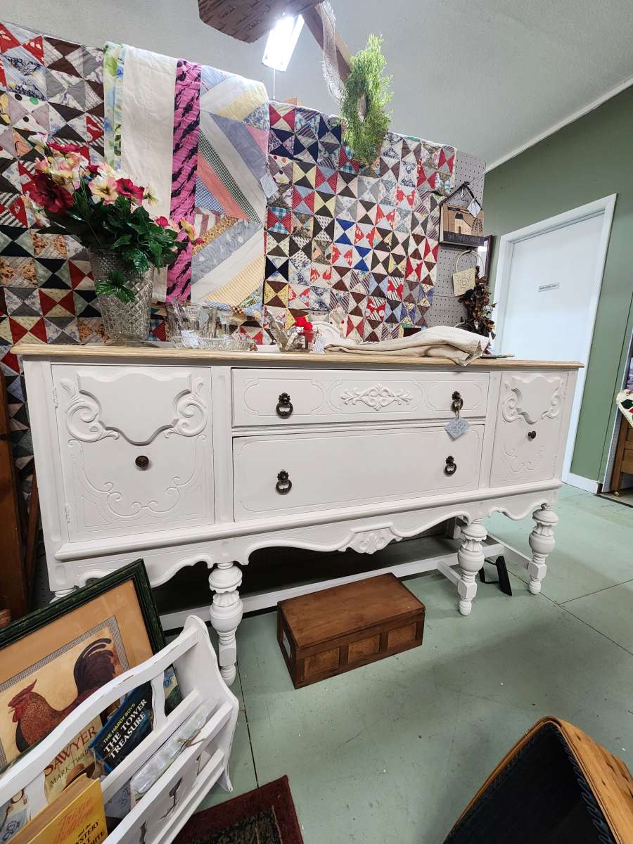 66 Buffet Server or Sideboard in White