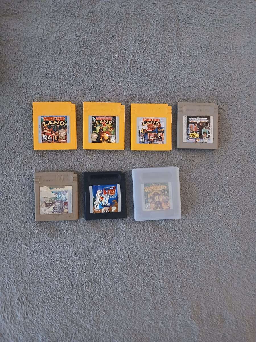 Gameboy Advance Console with Games And Bag