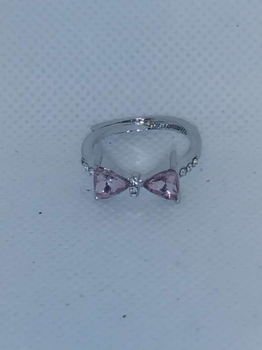 Pink Bow Ring