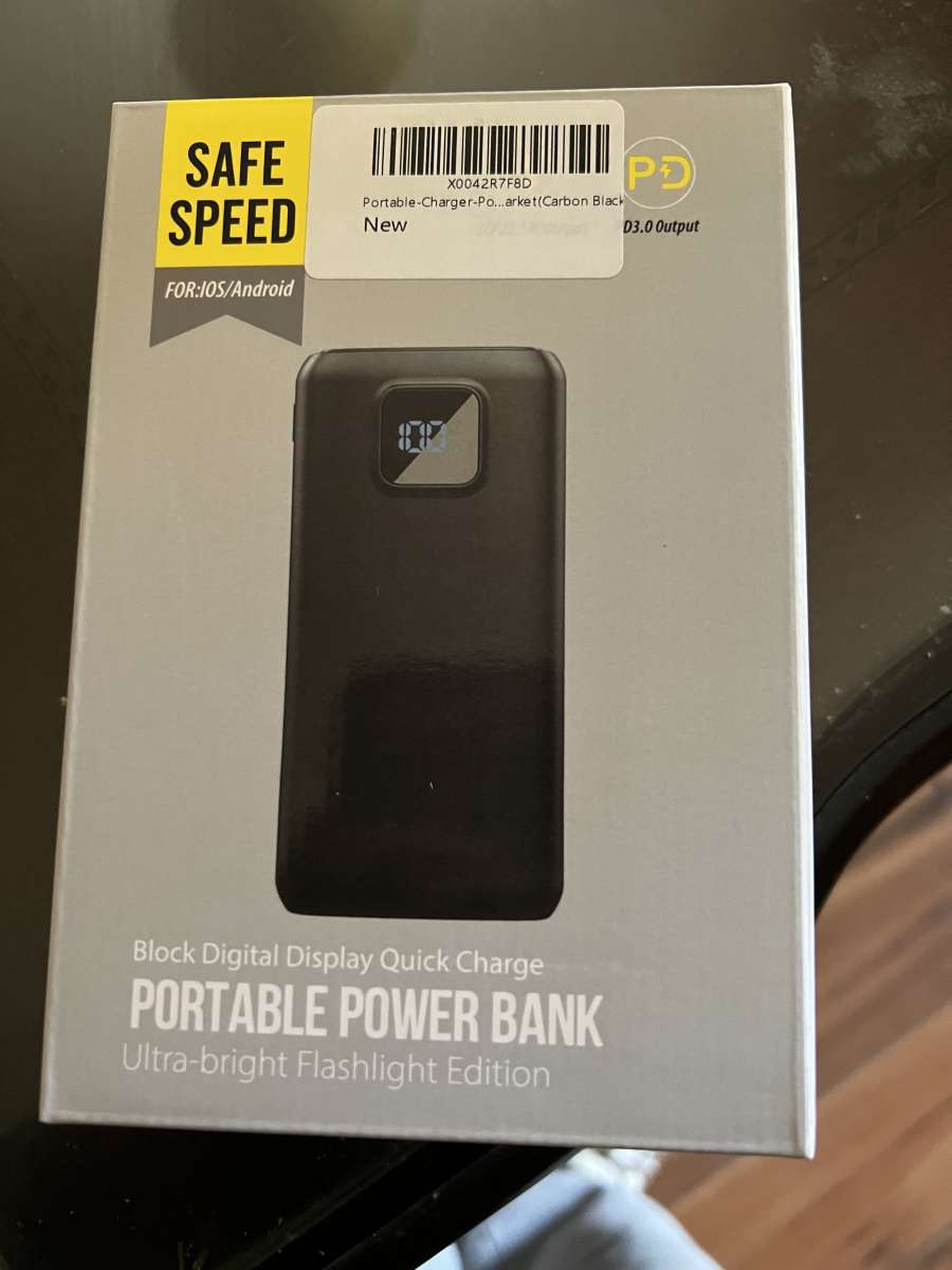 PortableChargerPowerBank  50000mAh Powerbank PD 30W and QC 4