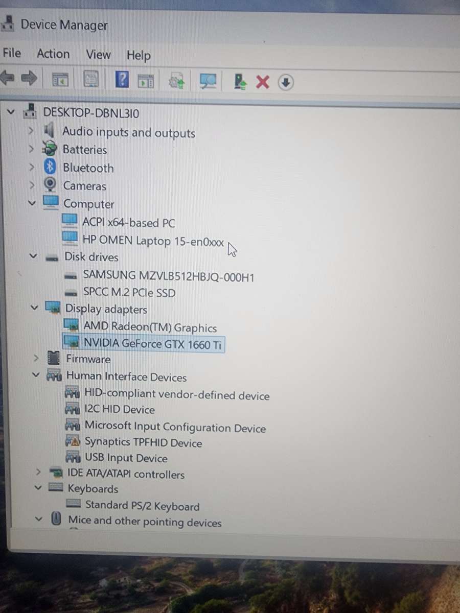 HP OMEN 15EN0013DX NVIDIA 1660TI 32GB RAM 500GB SSD GOOD CON