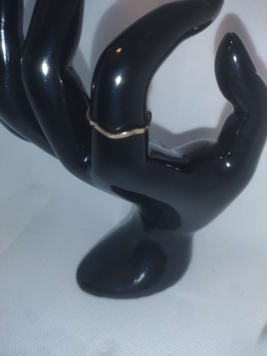 Simple Wave Chic Rhinestone Ring