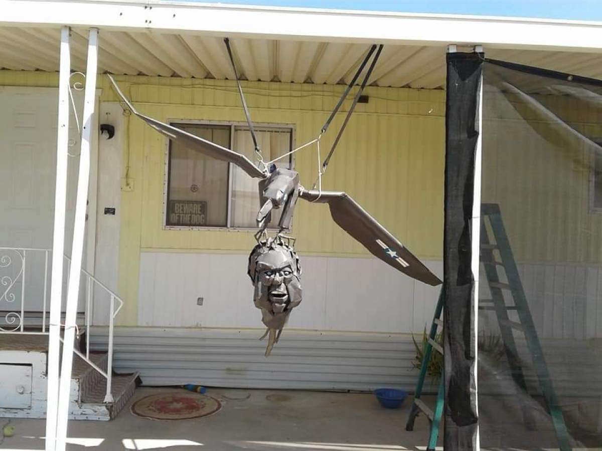 Richard Nixon with American Eagle