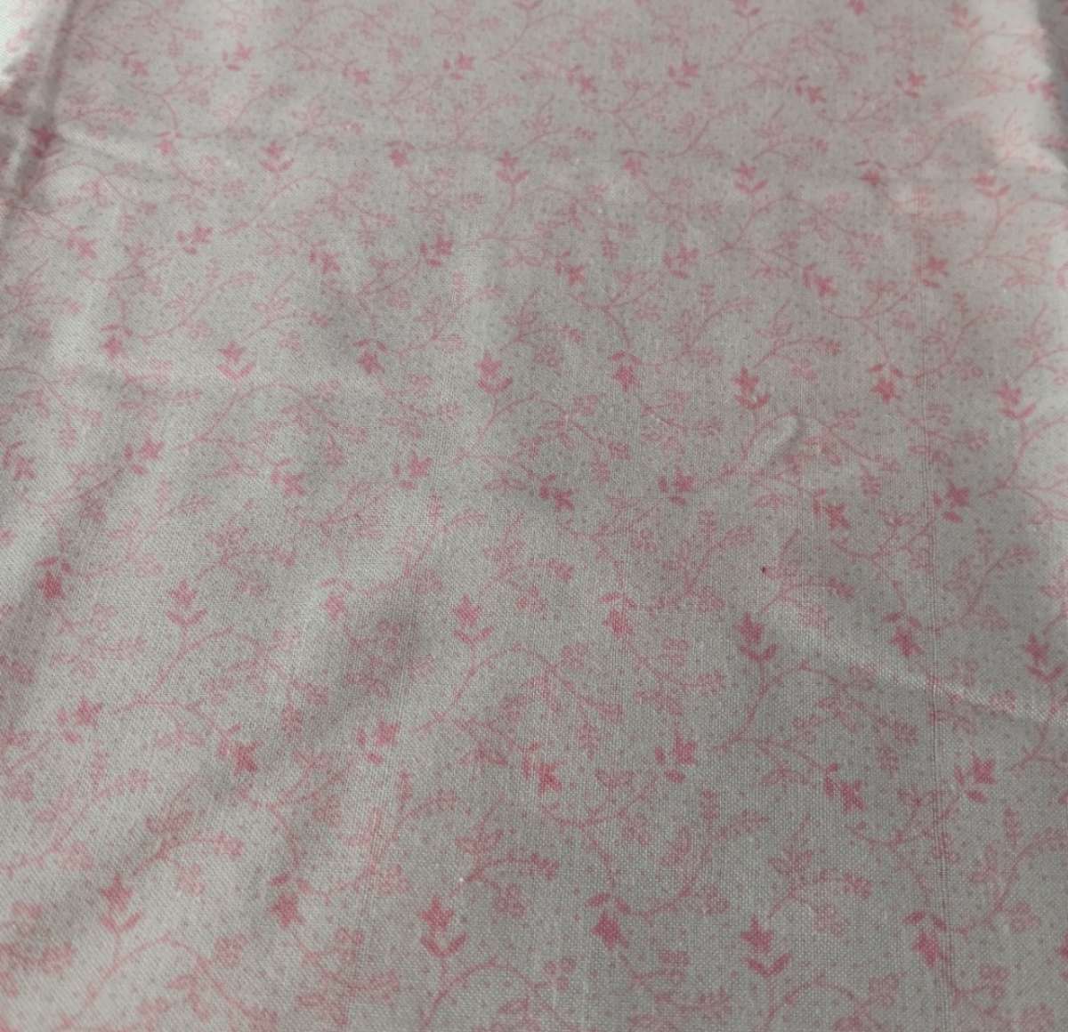 Handmade Baby Blanket Pink White