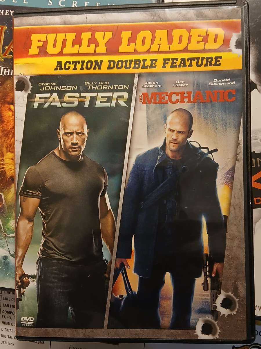 Faster with Dwayne Johnson and The Mechanic with Jason S