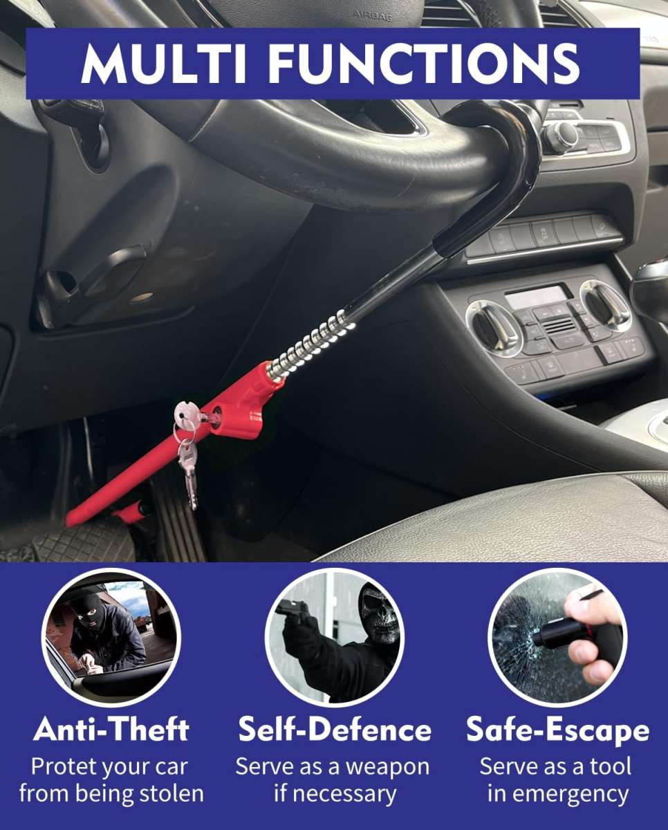 Club Pedal to Steering Wheel Lock