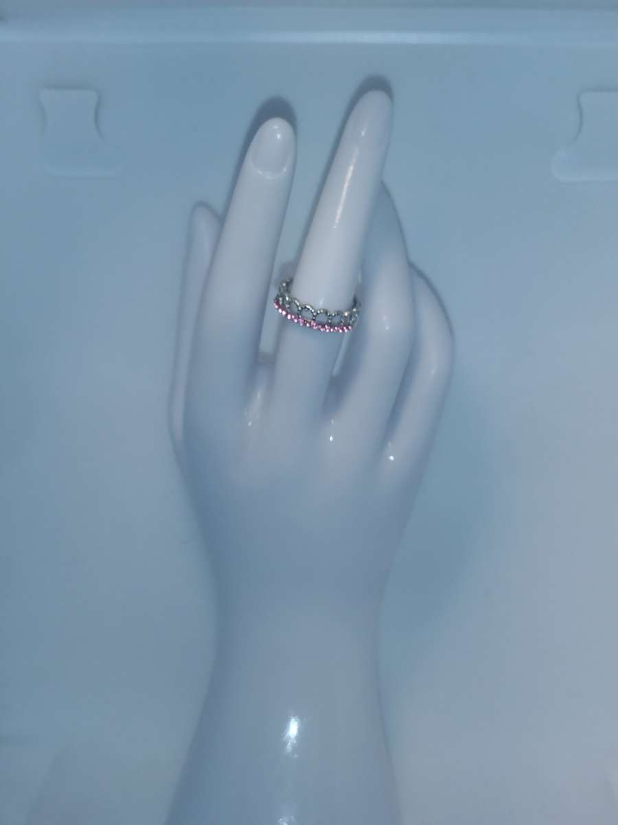 Pink Crown Ring
