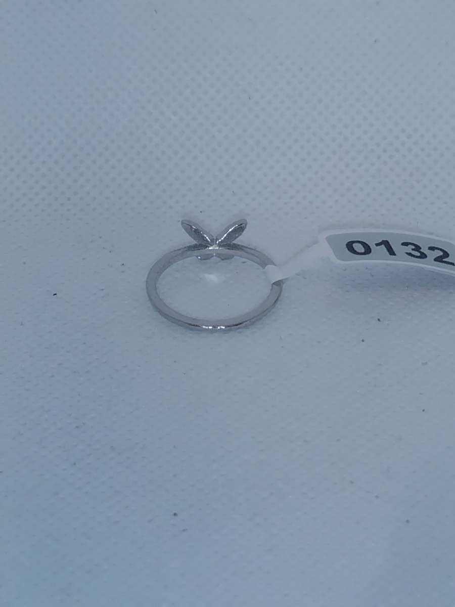 Butterfly Retro Geometric Ring