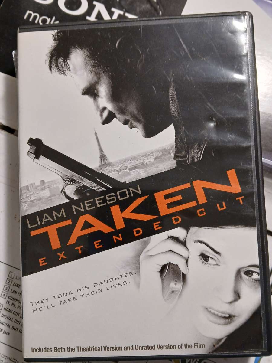 Taken DVD Extended cut with Liam Neeson
