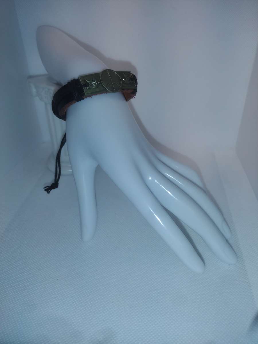 Doves Peace Leather Bracelet VCB