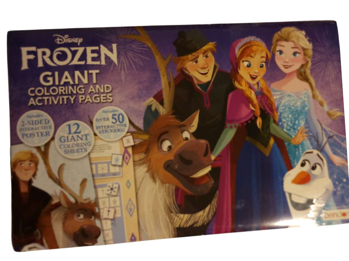 DISNEYS FROZEN ACTIVITY SET INCLUDES 2 SIDED INTERACT POSTER