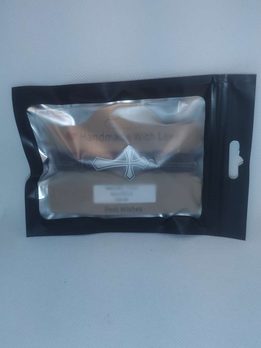 Brown Cross Leather Bracelet VCB