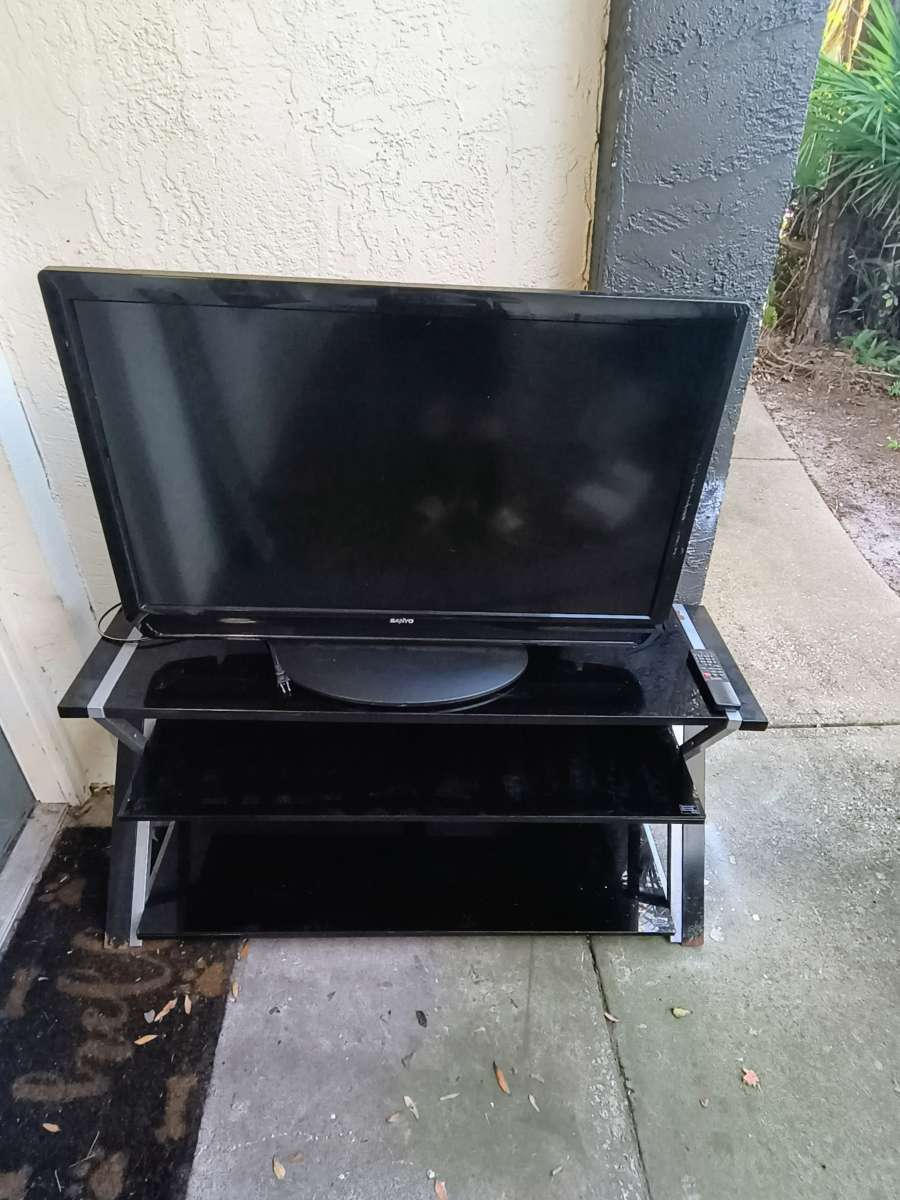 Sanyo TV and Entertainment Center Bundle