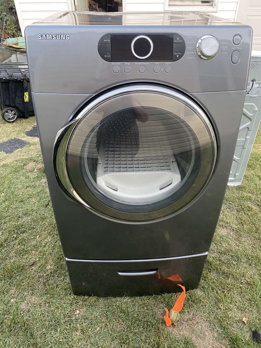 Samsungs Dryer  Pedestal DV337AEGXAA