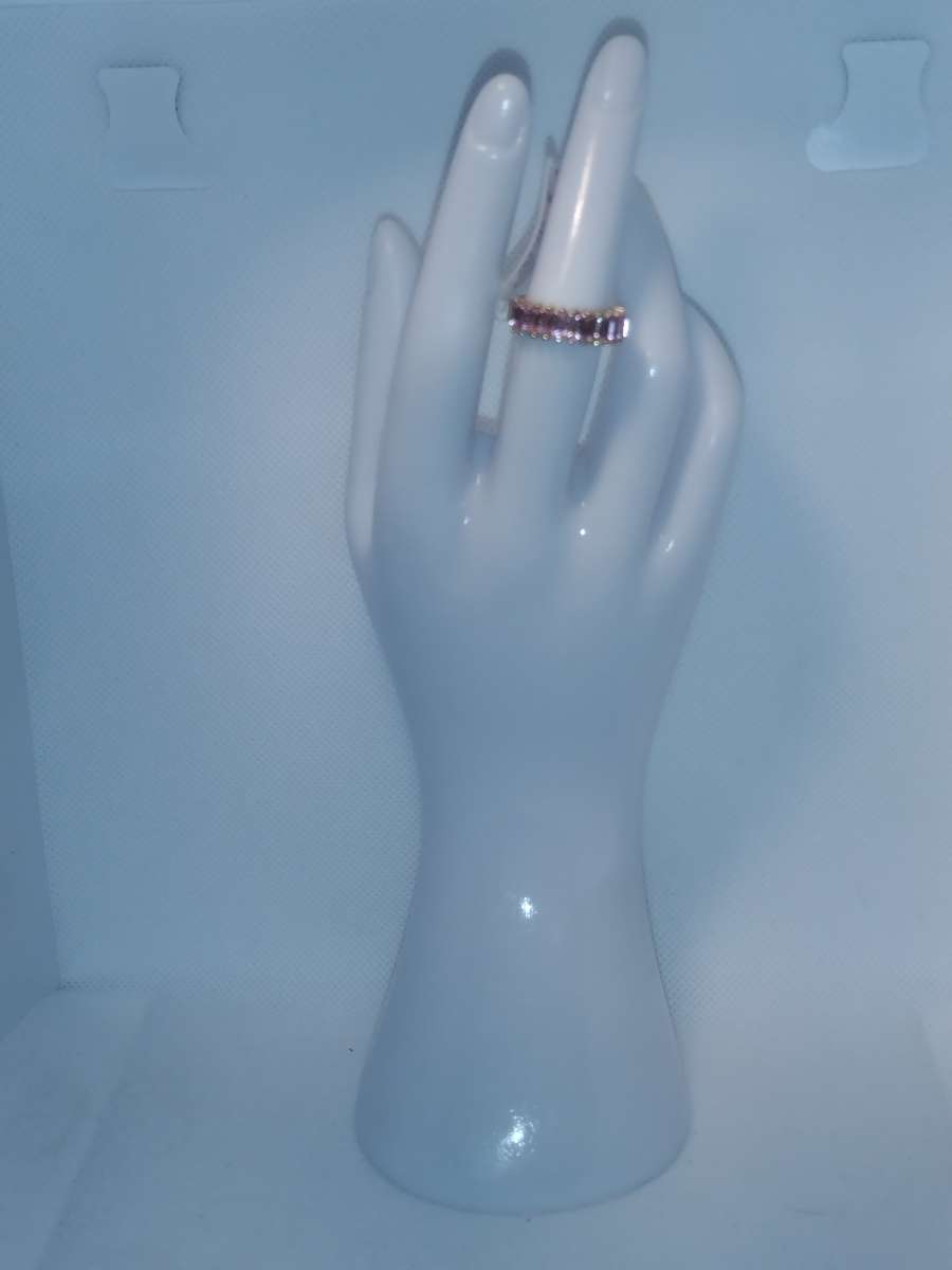 Straight Pink chic Rhinestone Ring