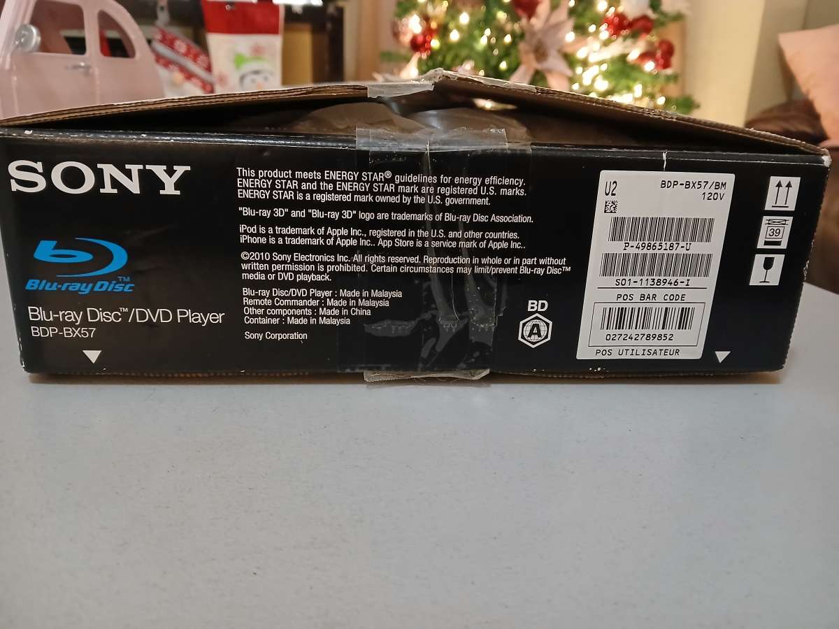 Sony Bluray and DVD player BDPBX57 Brand new