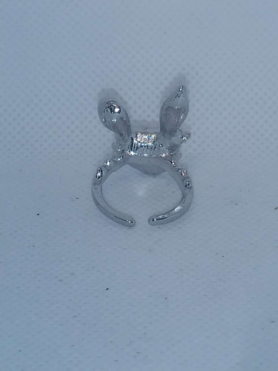 Love Bunny Silver Ring