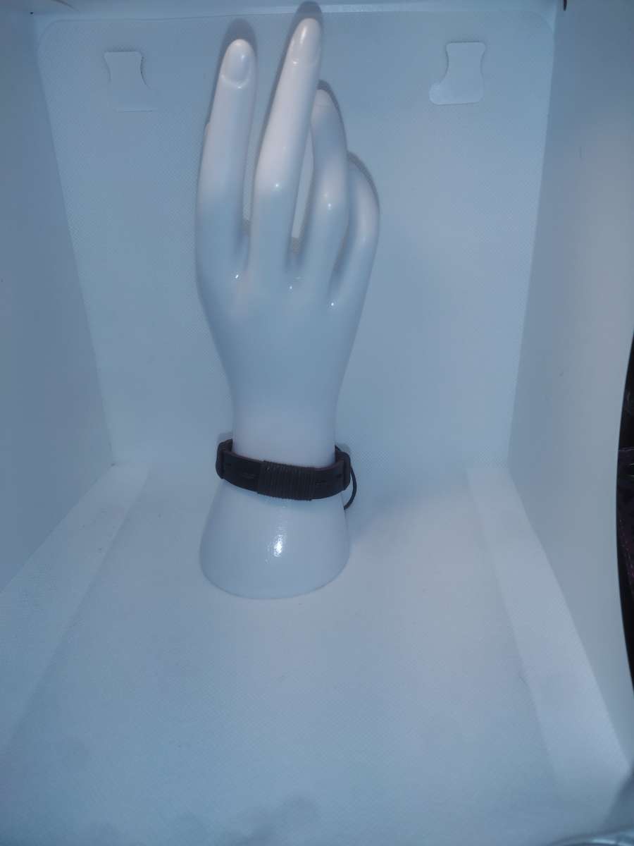 Faux Leather Bracelet straight brown