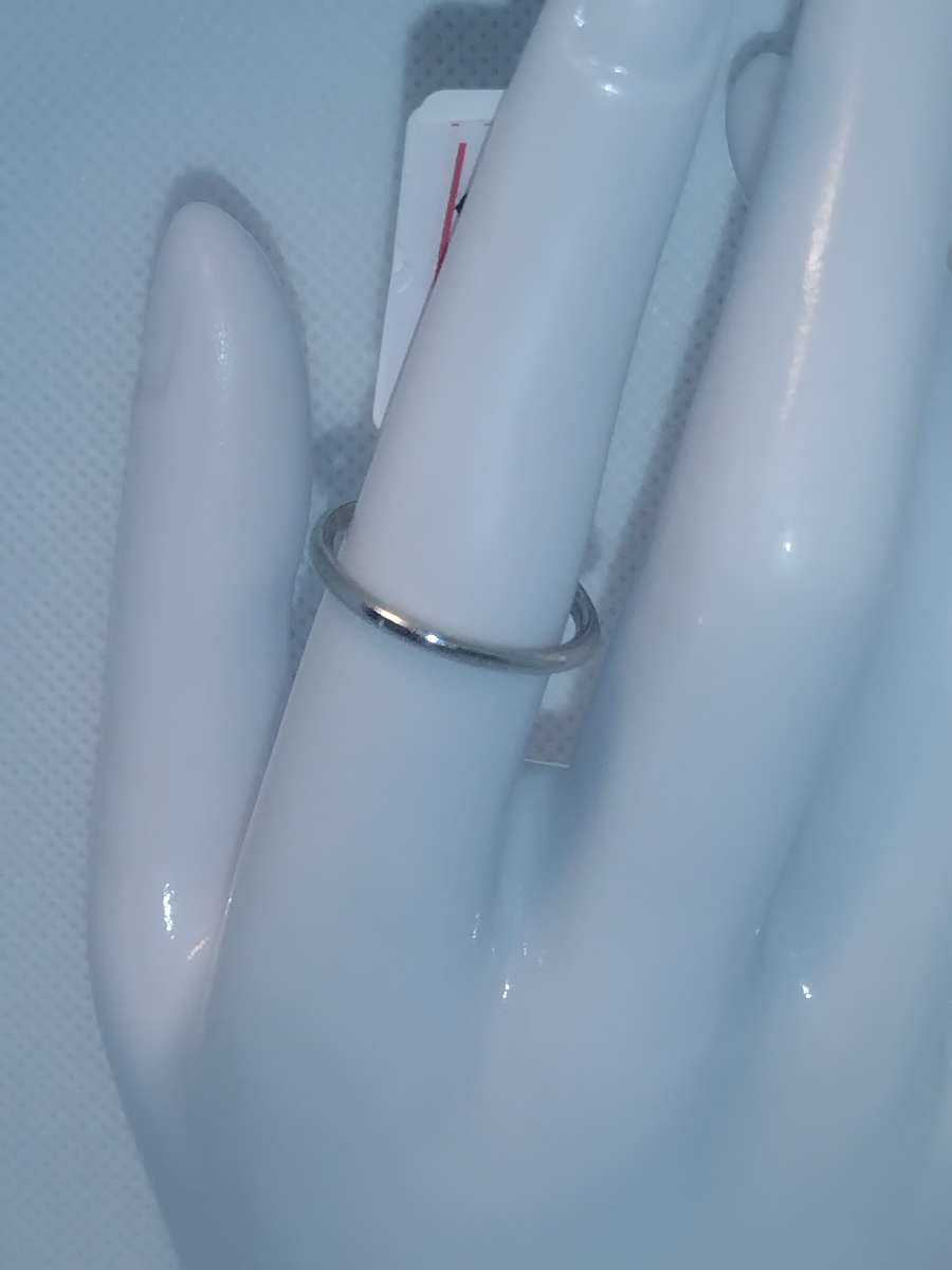 Simple Silver Band Ring GA