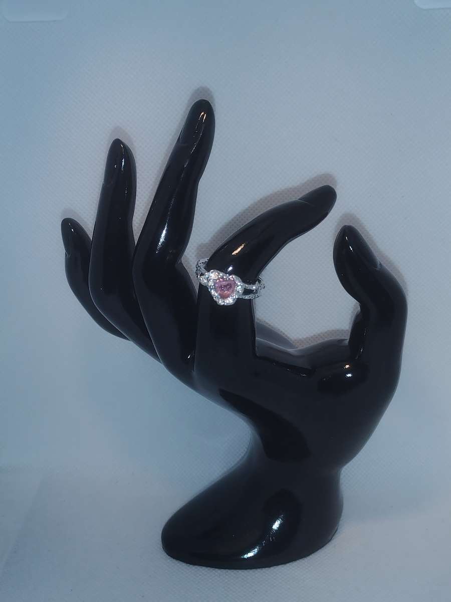 Sparkling Heart Ring