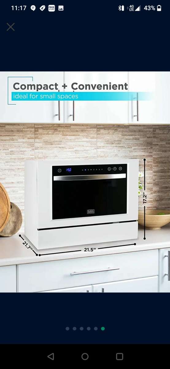 counter top dishwasher