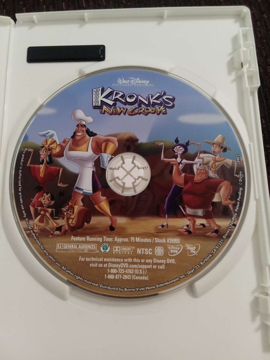 Walt Disneys Kronks New Groove Dvd