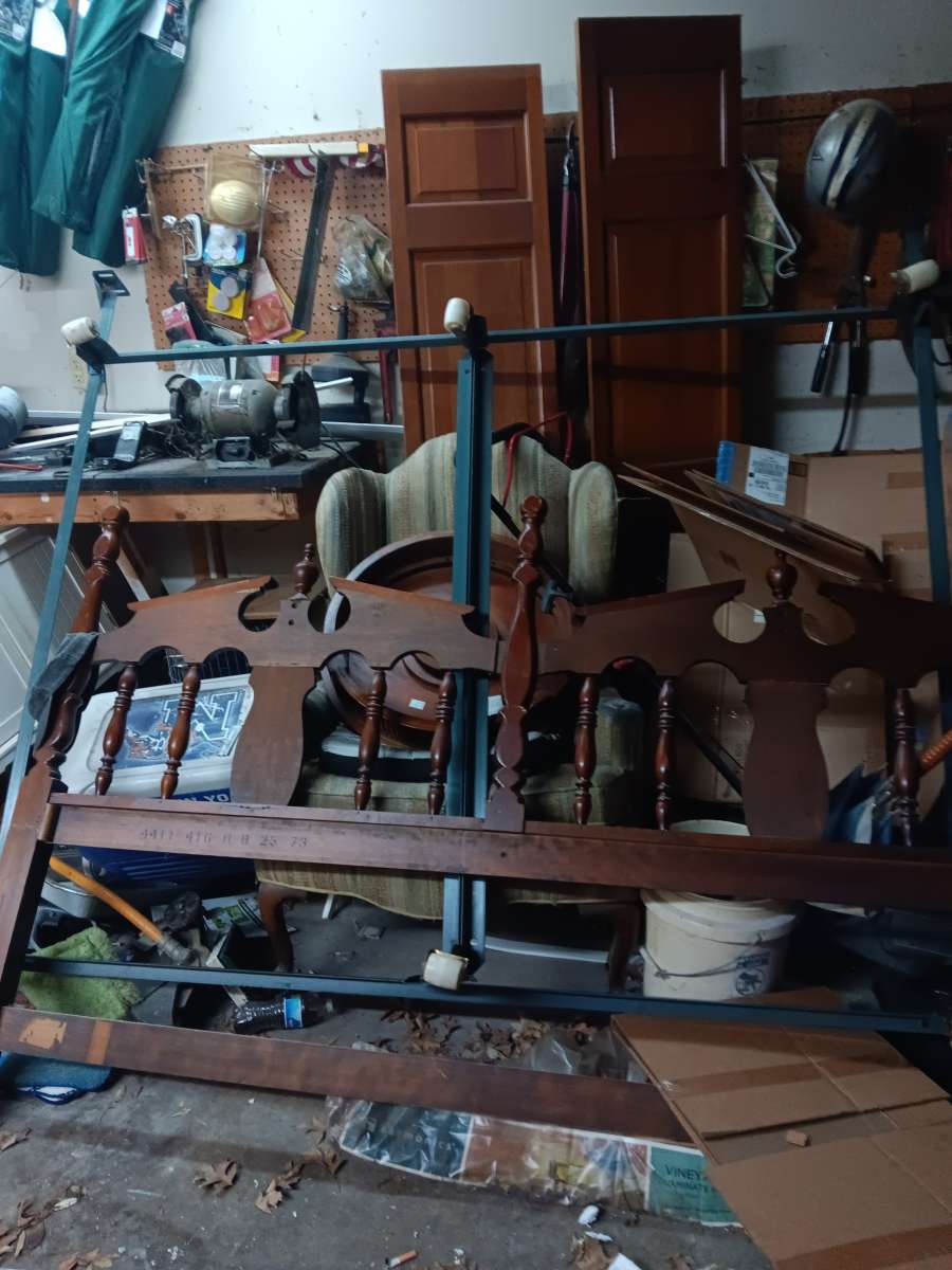 king size bed frame with headboard