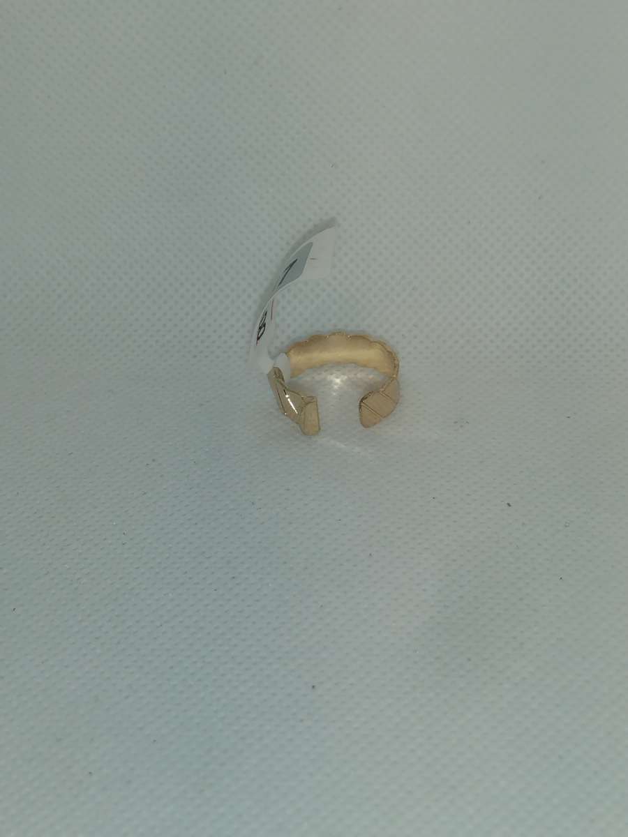 Open Slant Chic Rhinestone Ring