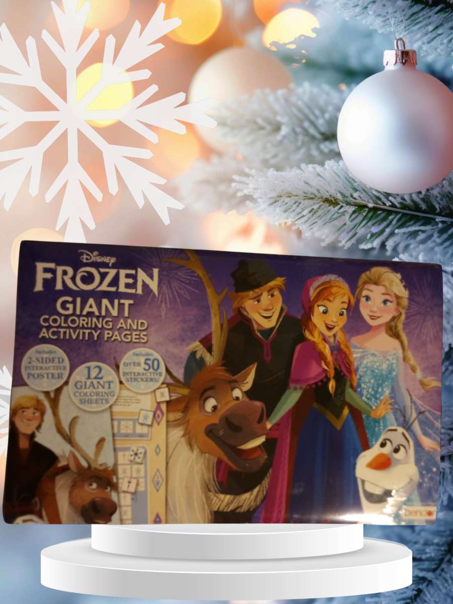 DISNEYS FROZEN ACTIVITY SET INCLUDES 2 SIDED INTERACT POSTER