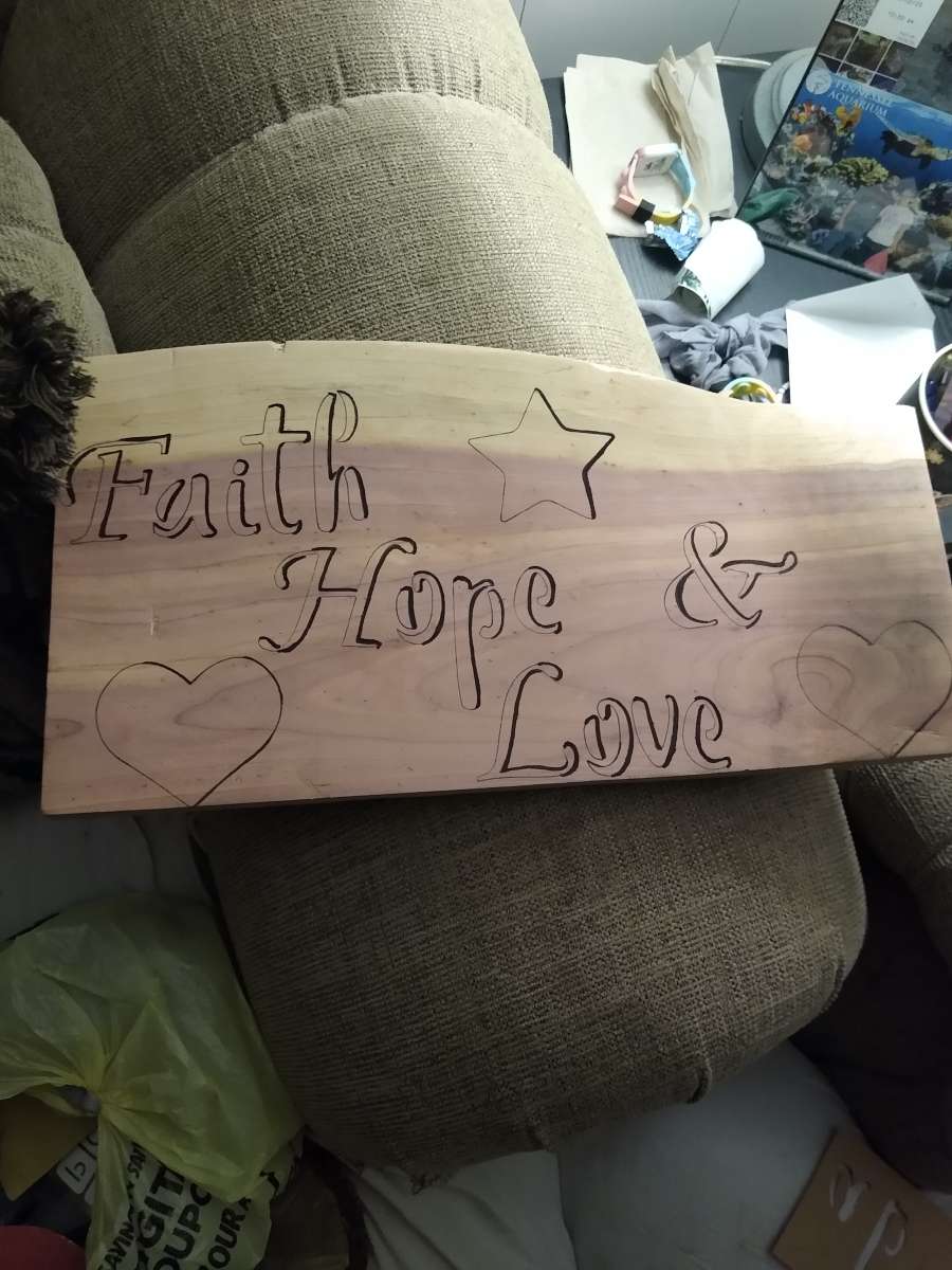 handcrafted  Red Cedar signs and crosses