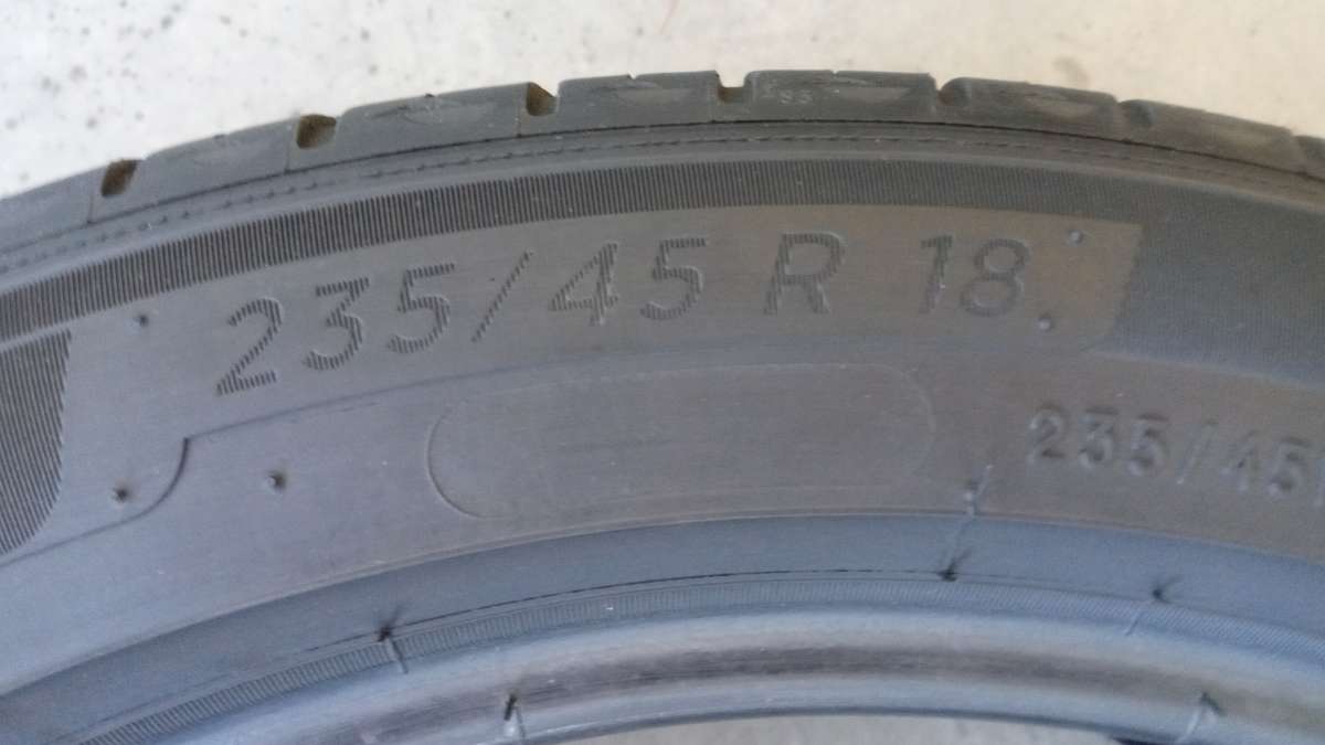 2 Michelin tires at 75   life