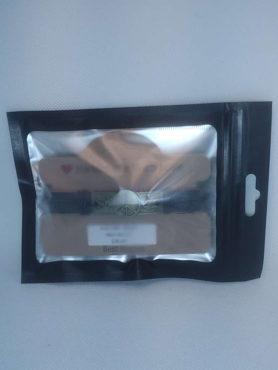 Doves Peace Leather Bracelet VCB