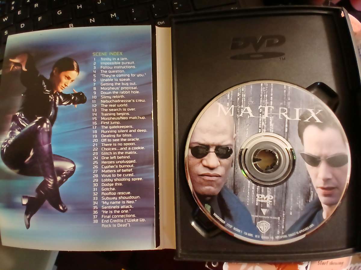 Matrix DVD with Keanu Reeves
