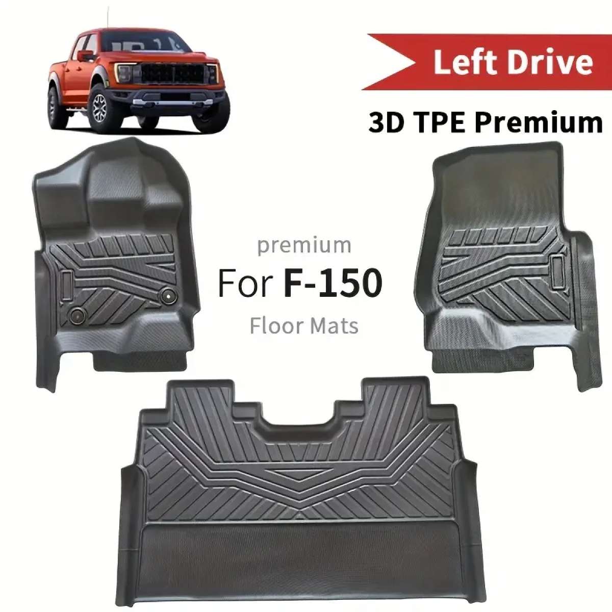 juego de tapetes para Ford f150 super crew