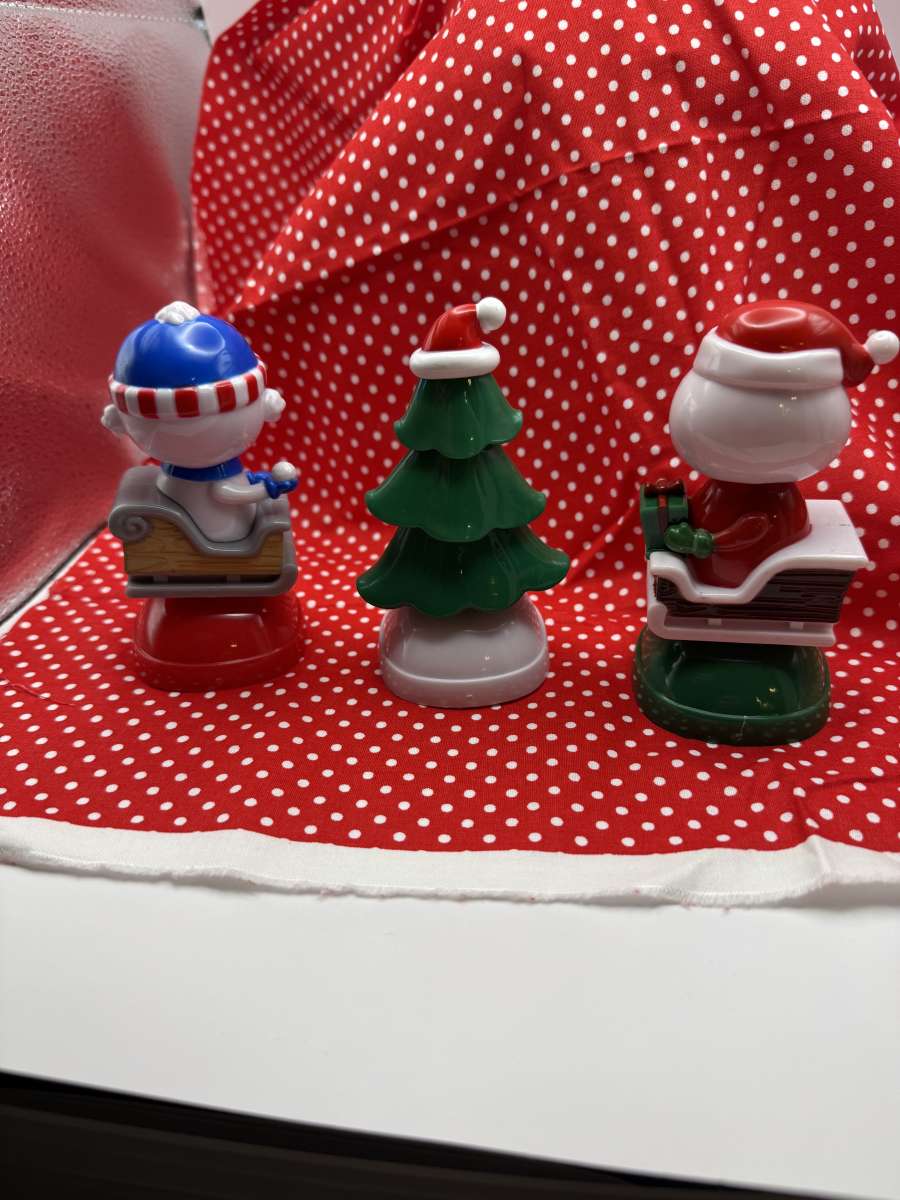Three Solar Christmas Characters