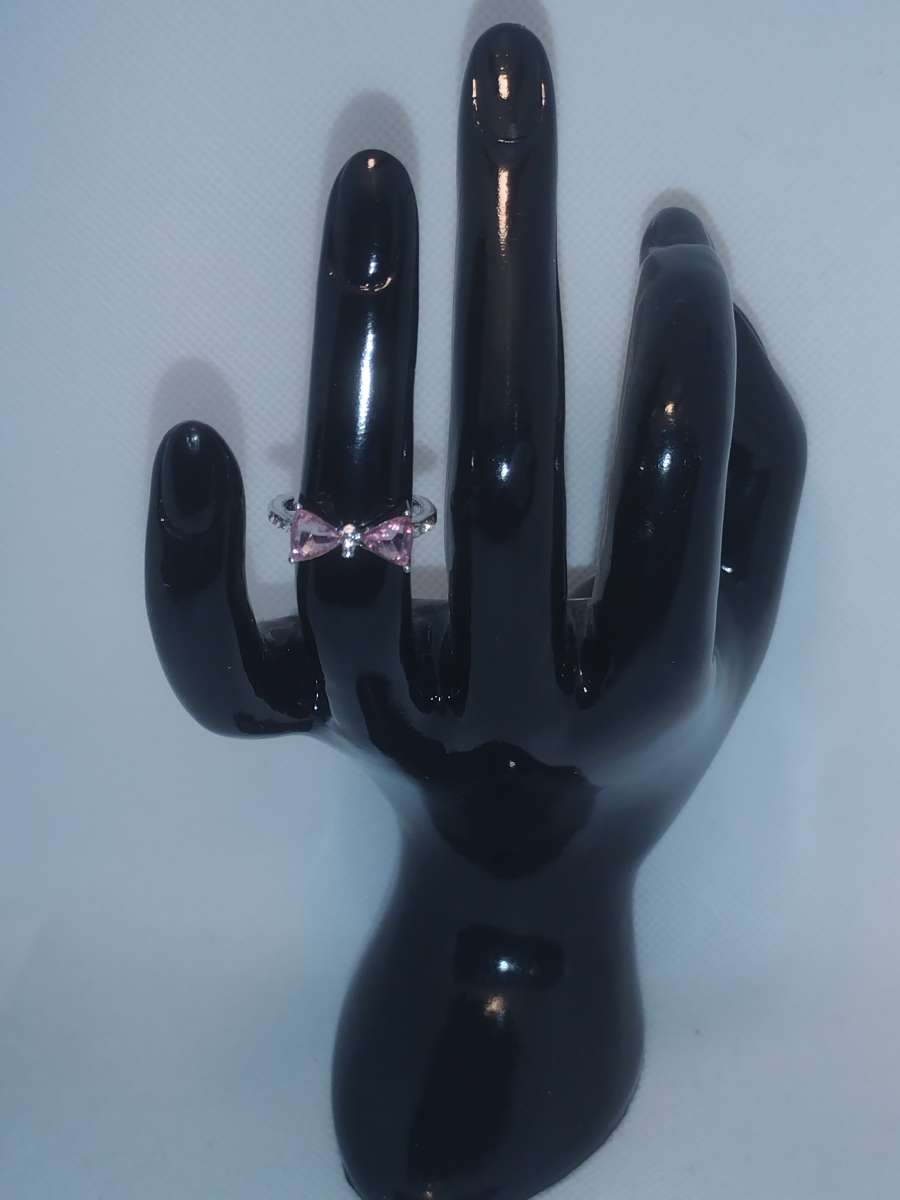 Pink Bow Ring