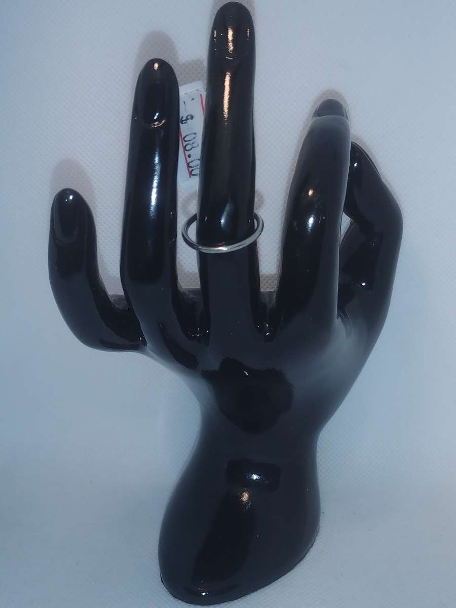 Simple Silver Band Ring GA