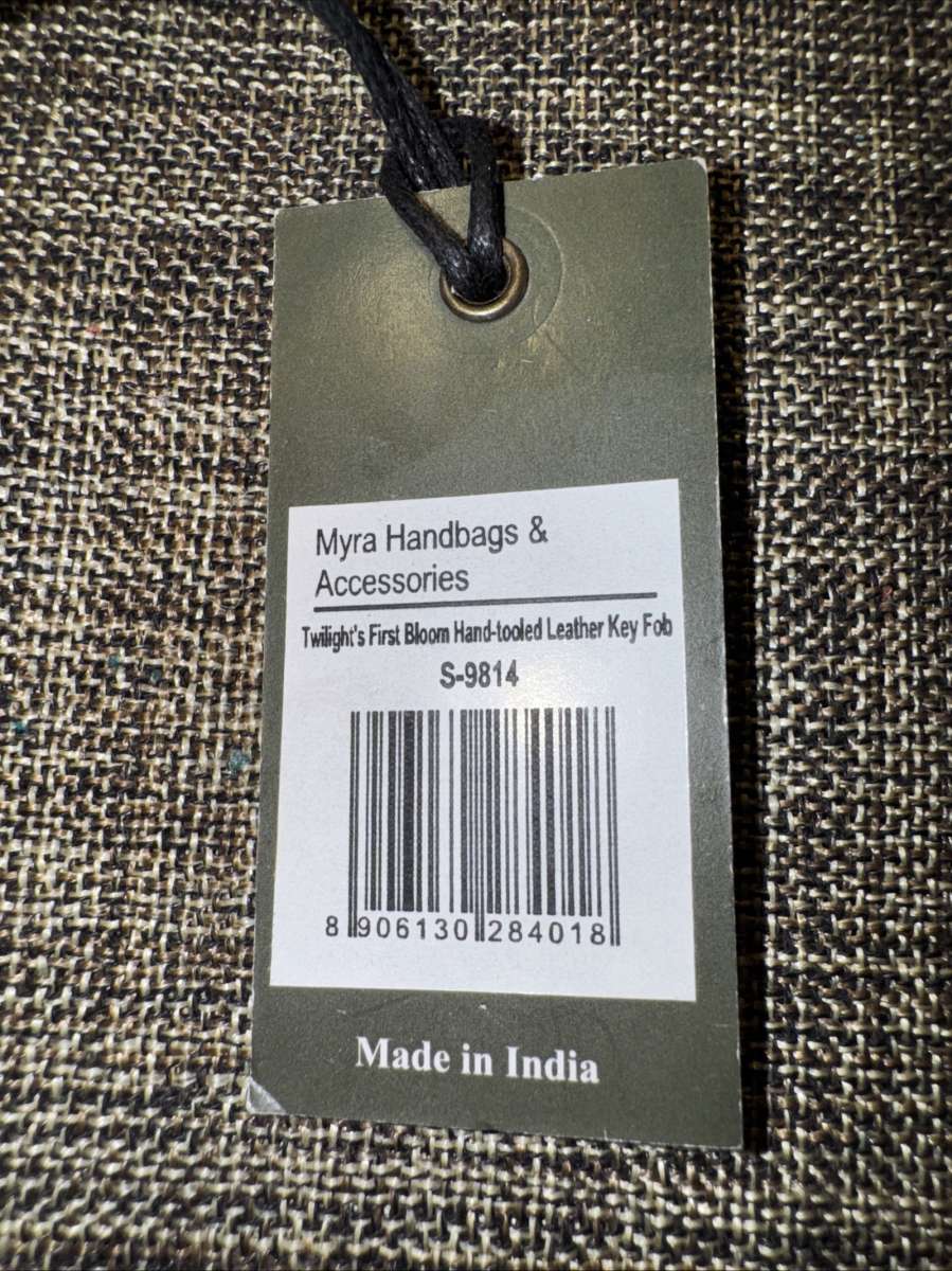 2014MMT  Myra Bag Twlights First Bloom  Tooled Leather  Key