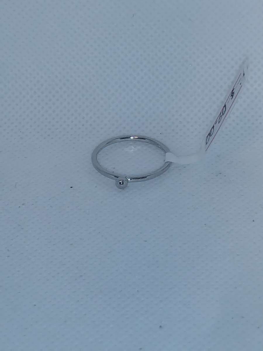 Silvery Sphere Ring RG