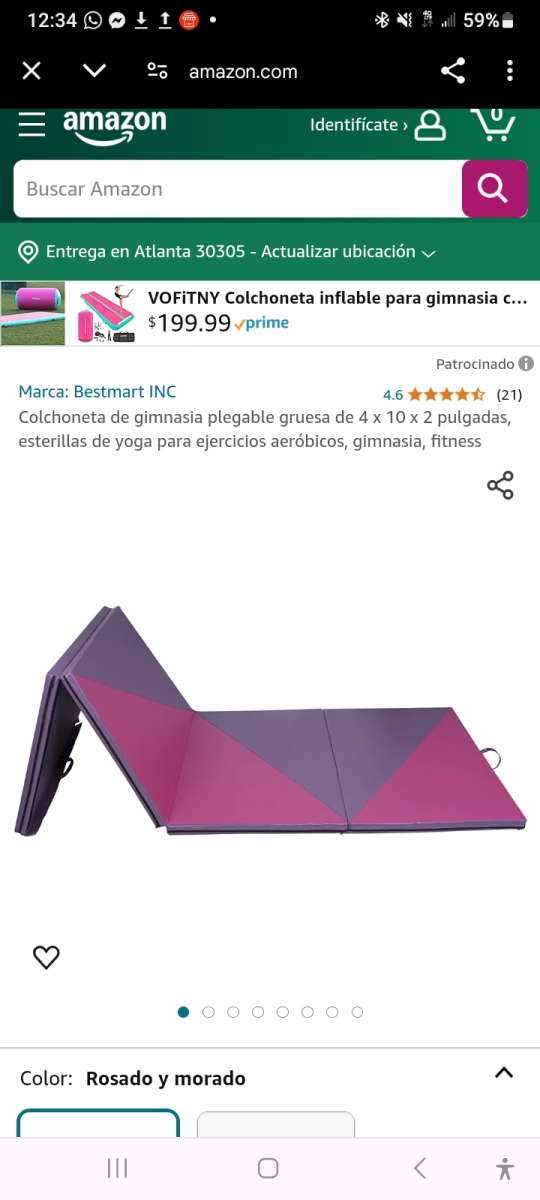 gymnastics mat Oh yoga