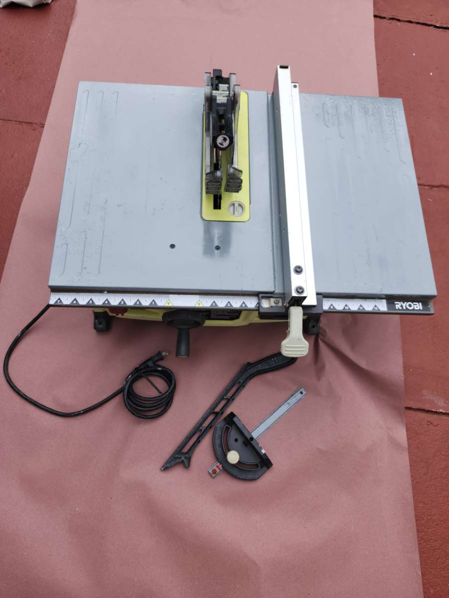 RYOBI13 Amp 814 in Compact Portable Corded Jobsite Table Saw